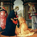 часть 2 Лувр - Гирландайо, Доменико (Бигорди) (Флоренция 1449-1494) -- Встреча Марии и Елизаветы