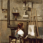 Corot’s studio, Jean-Baptiste-Camille Corot
