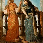 часть 2 Лувр - Шассерио, Теодор (1819 Сент-Барб-де-Самана - 1856 Париж) -- Еврейские женщины на балконе, Алжир