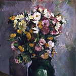 Still Life with Flowers in an Olive Jar, Paul Cezanne