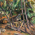 Millstone in the Park of the Château Noir, Paul Cezanne
