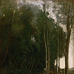 Under Trees, Marcoussy, Jean-Baptiste-Camille Corot