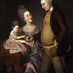 Джон Ллойд Кадуоладер, его жена Элизабет и их дочь Анна, Чарльз Эдвард Уилсон