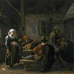 Сцена в таверне с беременной хозяйкой, Ян Вик