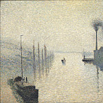 L’Île Lacroix, Rouen (), Camille Pissarro