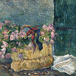 Still Life with Moss Roses in a Basket, Paul Gauguin