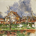 Winter Landscape near Paris, Paul Cezanne