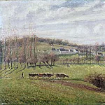 Музей искусств Филадельфии - Писсарро, Камиль (1830 остров Сен-Тома (Вест-Индия) - 1903 Париж) -- Летний пейзаж, Эраньи