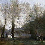Morning on the Estuary, Ville d’Avray, Jean-Baptiste-Camille Corot