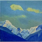 Гималаи #107 Облака над снежным пиком