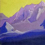 Рерих Н.К. (Часть 5) - Гималаи #142 Вершина на золотом небе