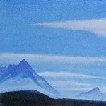 Рерих Н.К. (Часть 5) - Гималаи #3 Голубое небо над горными вершинами