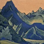 Гималаи #216 Синие вершины на рассвете