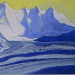 Рерих Н.К. (Часть 5) - Гималаи #56 Золотое небо над ледником