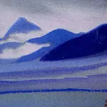 Константин Егорович Маковский - Чумолхари #64 Чомо-Лхари (Серебристые облака на горах)