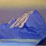 Рерих Н.К. (Часть 5) - Гималаи #71 Снежные горы на вечерней заре