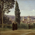 Florence. View from the Boboli Gardens., Jean-Baptiste-Camille Corot