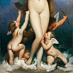 часть 3 Лувр - Энгр, Жан-Огюст-Доминик (1780 Монтобан - 1867 Париж) -- Венера Анадиомена