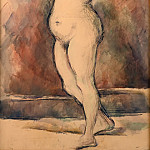 Standing Female Nude, Arms Raised, Paul Cezanne