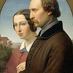 Портрет Эрнста Дегера и его жены Августы, Франц Иттенбах