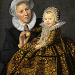 Catharina Hooft with her ​​nurse, Frans Hals