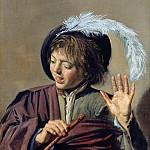 Singing Boy with Flute, Frans Hals