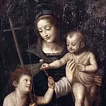 Unknown painters - Madonna and Child with St. John (copy of Bernardino Luini)
