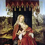 Unknown painters - Master of Francoforte – Madonna of the milk