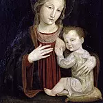 Unknown painters - Madonna of the milk (copy from Bergognone)