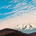 Гималаи #84 Перистые облака, Рерих Н.К. (Часть 6)
