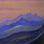 Рерих Н.К. (Часть 6) - Гималаи #120 Закат в горах