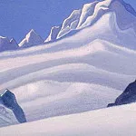 Гималаи #159 Снежные уступы, Рерих Н.К. (Часть 6)