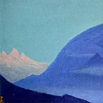 Рерих Н.К. (Часть 6) - Гималаи #156 Синие вершины на рассвете