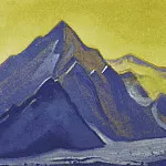 Гималаи #154 Зеленые вершины, Рерих Н.К. (Часть 6)