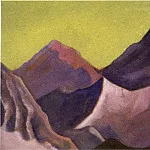 Гималаи #157 Лиловые скалы, Рерих Н.К. (Часть 6)