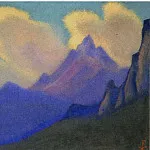 Гималаи #74 Золотые облака, Рерих Н.К. (Часть 6)
