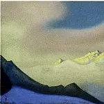 Гималаи #28 Облака на закате, Рерих Н.К. (Часть 6)