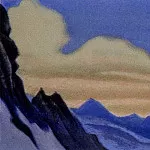 Гималаи #36 Розовые облака. Закат, Рерих Н.К. (Часть 6)