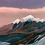 Гималаи #155 Вечерний свет, Рерих Н.К. (Часть 6)