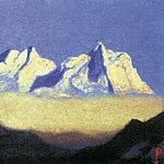 Гималаи #174 Две снежные вершины, Рерих Н.К. (Часть 6)