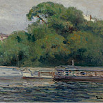 The Boats in Front of Trees and Bridge, Максимильен Люс