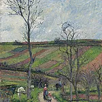 Картины с аукционов Sotheby’s - Camille Pissarro - Pontoise, 1877