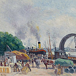 The Quay of Bercy, 1925, Максимильен Люс