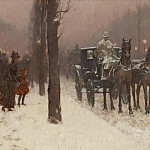 Гассам, Чайльд Фредерик- Paris, Winter Day, 1877, Чайлд Фредерик Хассам