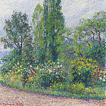 The Garden of Octave Mirbeau at Damps (), 1892, Camille Pissarro