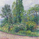Картины с аукционов Sotheby’s - Camille Pissarro - The Garden of Octave Mirbeau at Damps (Eure), 1892