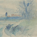 Pontoise, 1894-95, Камиль Писсарро