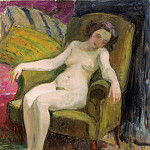 Nude in Armchair, Henri Lebasque