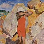 Child in Red Tights, Henri Lebasque
