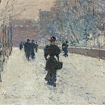The Promenade, Winter in New York, 1895, Чайлд Фредерик Хассам